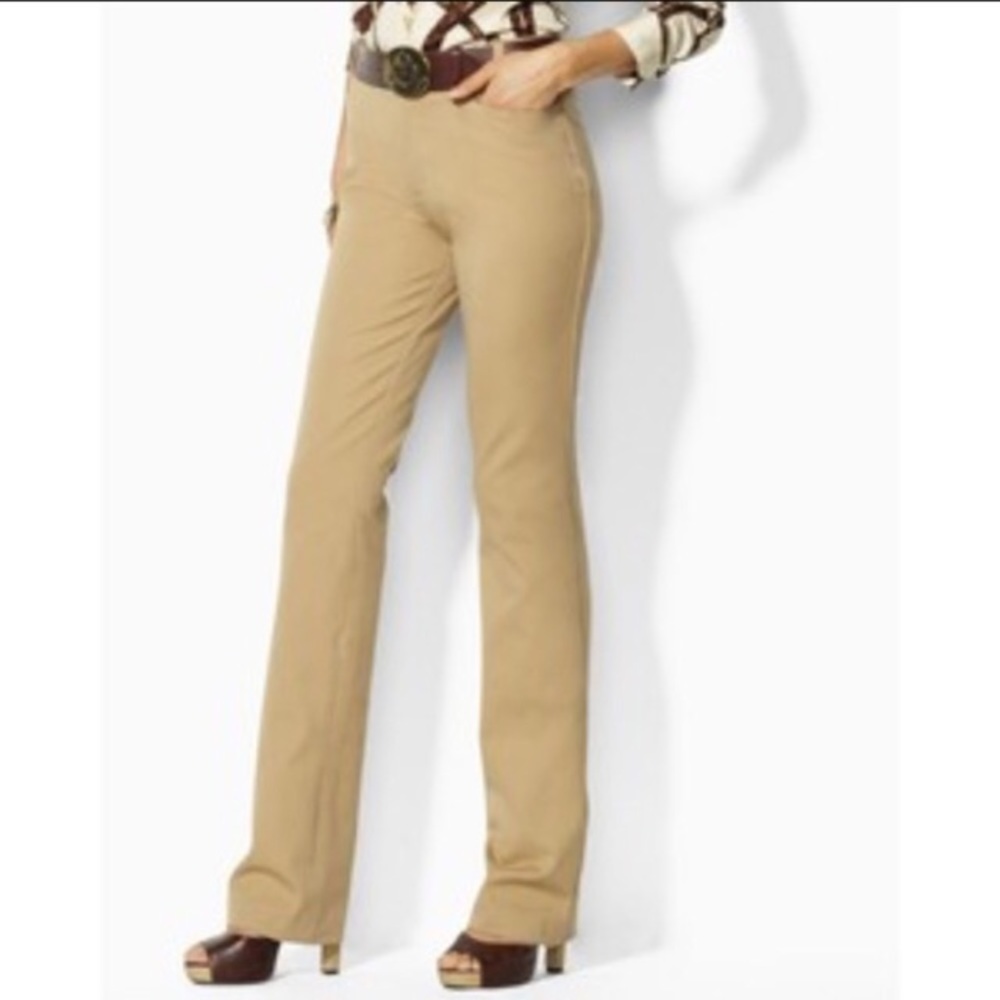 Ralph Lauren Adelle khaki pants